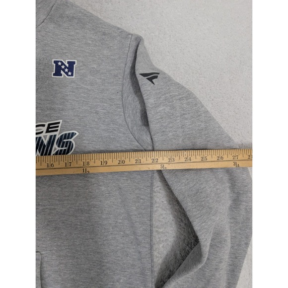 Philadelphia Eagles Conference Champions Super Bowl 52 NFL Gray Hoodie Men's L - Picture 7 of 9